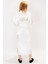 Bride to Bee Long Robe Bride Gold Uzun Sabahlık 2