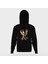 Kobe x Baskılı Siyah Erkek Örme Kapşonlu Sweatshirt Uzun Kol 1