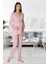 Kadın Pembe Pijama Takımı EFFORTT 8092 1