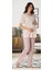 Kadın Pembe Lohusa Sabahlıklı Pijama Takımı EFFORTT 8014 2