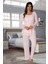 Kadın Pembe Lohusa Pijama Takımı EFFORTT 3045 1