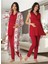 Kadın Fuşya Lohusa Sabahlıklı Pijama Takımı EFFORTT 8034 1