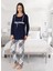 Kadın Lacivert Pijama Takımı EFFORTT 8082 1