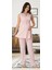Kadın Pembe Lohusa Pijama Takımı EFFORTT 8032 1