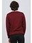 Erkek Bisiklet Yaka Yün Kazak 0249625 Bordo 5