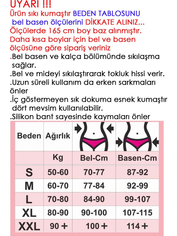 Tangmoda Minimizer Sihirli Toparlayici Korse Tayt Bel Basen Fiyati