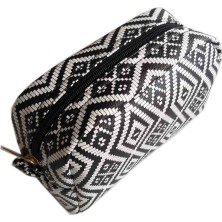 Angel Çanta Aksesuar Desenli El Işi Hobi, Makyaj Çantası Organizer Jumbo Kilim Desen