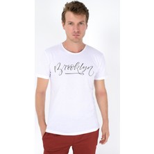 Superlife  Brooklyn El Yazi Baskili Tshirt
