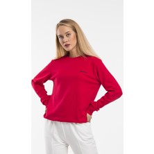 Superlife Kadın Bisiklet Yaka Sweatshirt