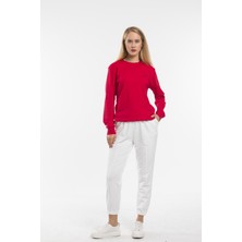 Superlife Kadın Bisiklet Yaka Sweatshirt