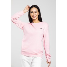 Superlife Kadın Bisiklet Yaka Sweatshirt