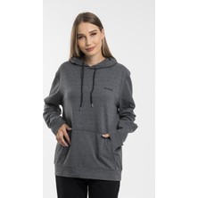 Superlife Baskılı KapüşonluKanguru Cepli Sweatshirt