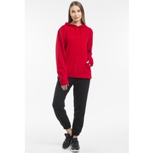 Superlife Baskılı KapüşonluKanguru Cepli Sweatshirt