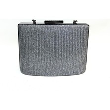 Womenacs Platin Renk Çupra Kadın Abiye Clutch Portföy Çanta