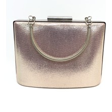 Womenacs Rose Renk Sıvama Kadın Abiye Clutch Portföy Çanta