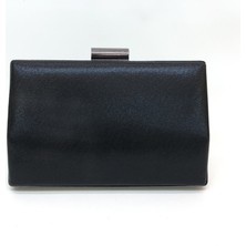 Womenacs Siyah Renk Sıvama Desenli Abiye Portföy Clutch Kadın Çanta Elde ve Uzun Askılı Kullanım