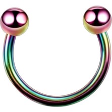 Rupen Kraft 316  Çelik Kıkırdak Dudak Tragus Piercing 10 mm