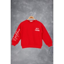 Toontoy Kız Çocuk Best Frıends Baskılı Sweatshirt