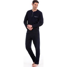 Pierre Cardin 5505 Erkek Çeyizlik Uzun Kollu Pijama Ropdöşambır Set