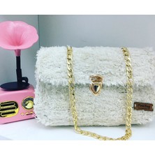 Pink Bag El Tasarımı Kürklü Çanta