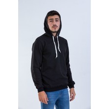 Raf Coll Siyah Kapüşonlu Sweatshirt