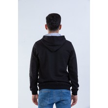 Raf Coll Siyah Kapüşonlu Sweatshirt