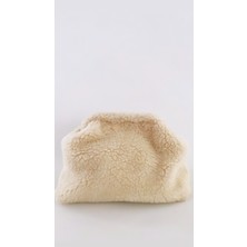 Heybes Kadın Peluş Teddy Clutch Çanta