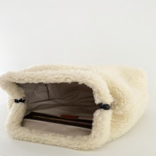 Heybes Kadın Peluş Teddy Clutch Çanta