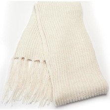 Dagi Beyaz El Örgüsü Atkı