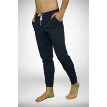 Malabadi 6004 Pamuklu Manşetli Erkek Pijama Altı Lacivert