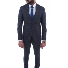 Jan Carlucci Kombinli Slimfit Yelekli Drop 6 Takım