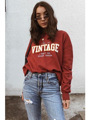 Mad Girls Kiremit Sweatshirt MG970