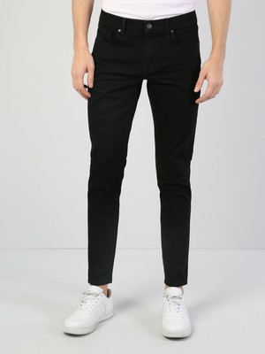 Colins 041 DANNY Düşük Bel Dar Paça Slim Fit Siyah Erkek Jean Pantolon