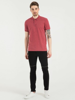 Loft 2007514 Erkek Polo T-Shirt Sleeve