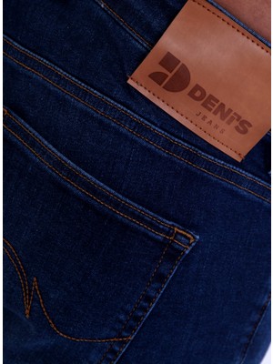 Deni's Jeans Arthur Mavi Slim Fit Normal Bel Erkek Kot Pantolon