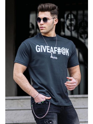 Madmext Füme Erkek Tişört 4969