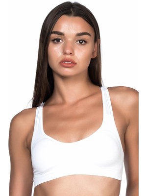 Emay 4025 Dikişsiz Pedli Sporcu Toparlayıcı Sütyen