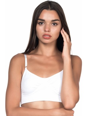 Emay 4040 Seamless Minimizer Sütyen Beyaz