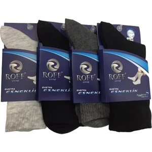 Roff Çorap Penye Şeker Erkek Çorabı 6'lı Siyah