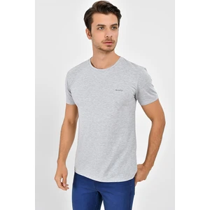 Bisiklet Yaka Brooklyn Baski Tshirt