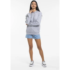 Kadın Kalın Kapüşonlu Kanguru Cepli Sweatshirt