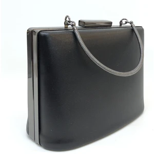 Kumaş Siyah Renk Kadın Abiye Clutch Portföy Çanta