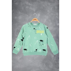 Erkek Çocuk Baskılı Sweatshirt