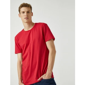 Erkek Basic Kısa Kollu Bisiklet Yaka T-Shirt