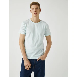 Erkek Basic Kısa Kollu Bisiklet Yaka T-Shirt