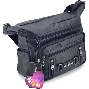 Mega Çanta Kadın Siyah Postacı Çanta