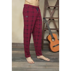 152 Tek Alt Likralı Ekoseli Çok Rahat Pijama Alt