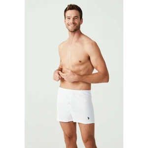 U.S. Polo Assn. Erkek Beyaz Boxer Şort 80054