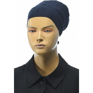 Belifanti Collection 2 Adet Düz Penye Tesettür Bone - Lacivert