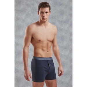 DOREANSE 1520 ERKEK PAMUK DİKİŞSİZ DÜĞMELİ LACİVERT BOXER